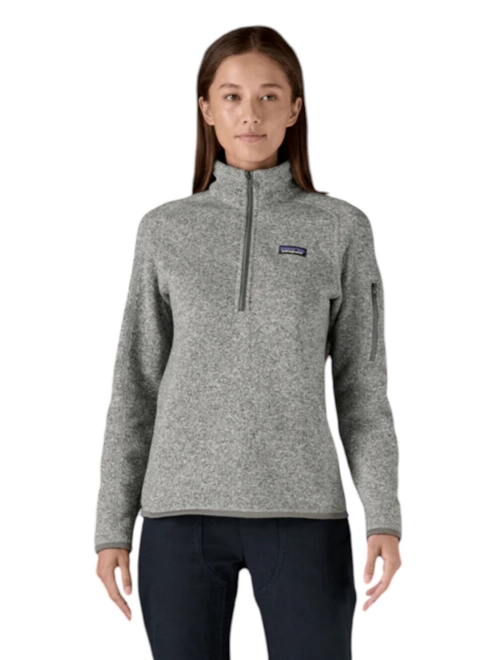 Patagonia Better Sweater Women's 1/4 Zip Pullover Gray | Size S